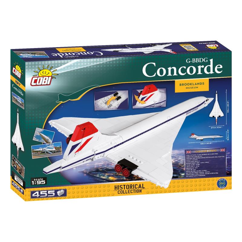Конструктор COBI Конкорд 1:95, 455 деталей