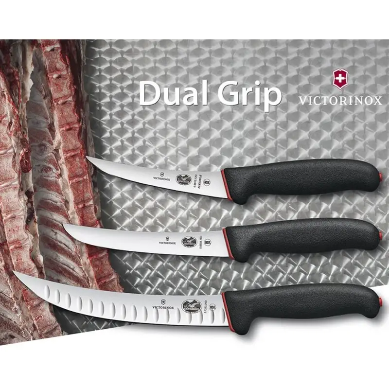 Нож обвалочный 15 см Victorinox DUAL GRIP Boning Flexible 5.6613.15D