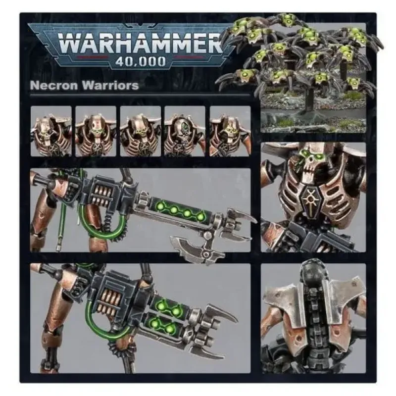 Набір мініатюр WARHAMMER 40000: NECRONS - NECRON WARRIORS