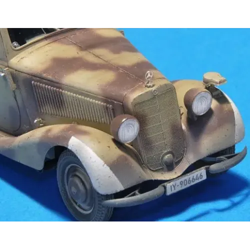 Збірна модель 1:35 Німецький автомобіль МБ ТИП 170V Кабріо салон Miniart 35103
