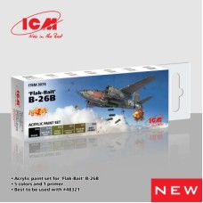 Набор акриловых красок для 'Flak Bait' ICM 3074