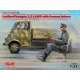 Збірна модель 1:35 Вантажівка Lastkraftwagen 3,5 t AHN з німецькими водіями ICM 35418