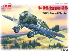 Збірна модель 1:72 Винищувач І-16 тип 28 ICM 72073