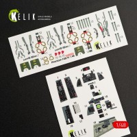 F-4B:N 3D декаль интерьер для комплекта Academy 1:48 КЕЛИК K48020