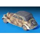 Збірна модель 1:35 Німецький автомобіль МБ ТИП 170V Кабріо салон Miniart 35103
