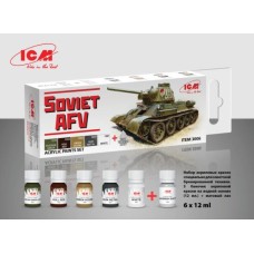 Набор красок для советской бронетехники, Soviet AFV ICM3006