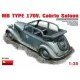 Збірна модель 1:35 Німецький автомобіль МБ ТИП 170V Кабріо салон Miniart 35103