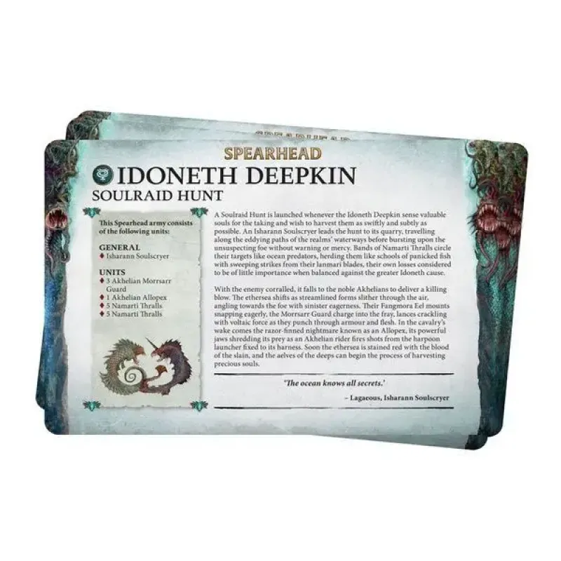 Карти FACTION PACK: IDONETH DEEPKIN (ENG)