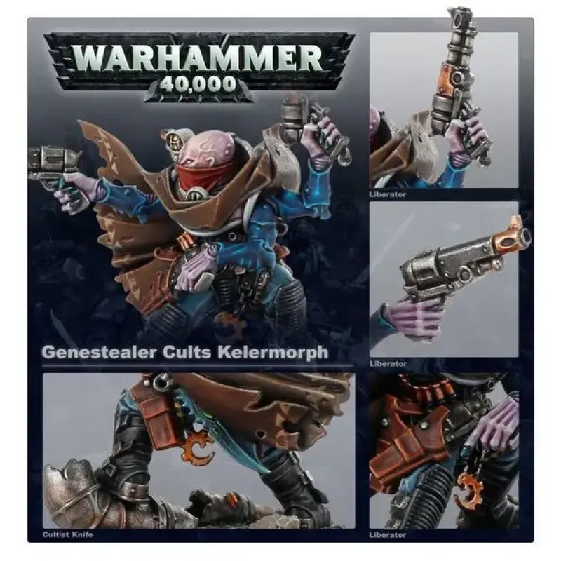 Мініатюра WARHAMMER 40000: GENESTEALER CULTS - KELERMORPH