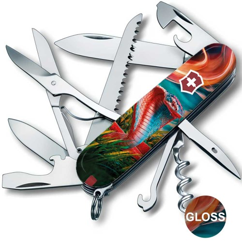 Швейцарский складной нож 91мм Victorinox HUNTSMAN ZODIAC 1.3713.3.Z4290pk