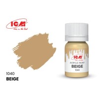 Акриловая краска Beige : Бежевый ICM1040