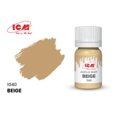 Акриловая краска Beige : Бежевый ICM1040