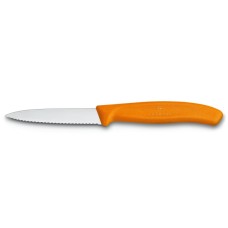 Ніж для чищення овочів Victorinox SWISS CLASSIC 8см хвил помаран 6.7636.L119