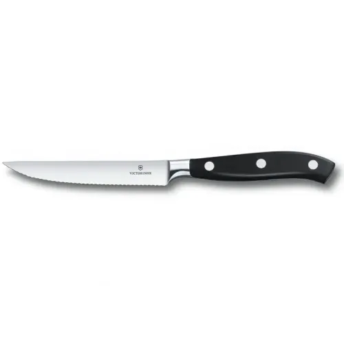 Ніж для томатів та стейків Victorinox GRAND MAITRE Tomato&Steak 12см хвил чорн 7.7203.12WG