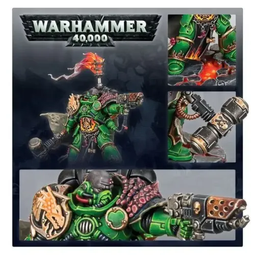 Мініатюра WARHAMMER 40000: SALAMANDERS - ADRAX AGATONE