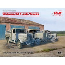 3-осні вантажні автомобілі Вермахту (Henschel 33D1, Krupp L3H163, LG3000)