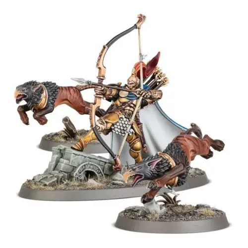 Stormcast Eternals Набор миниатюр AGE OF SIGMAR: STORMCAST ETERNALS - KNIGHT-JUDICATOR WITH GRYPH-HOUNDS