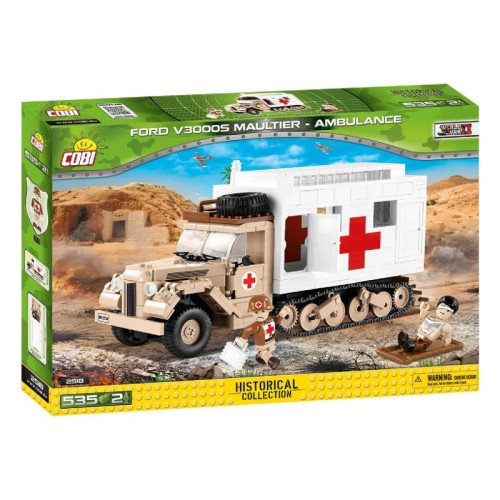 Конструктори Конструктор COBI Напівгусенична санітарна машина Мул, 535 деталей
