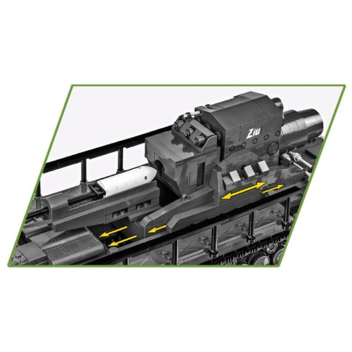 Конструктори Конструктор COBI Самохідна мортира Карл 1:28, 1574 деталей