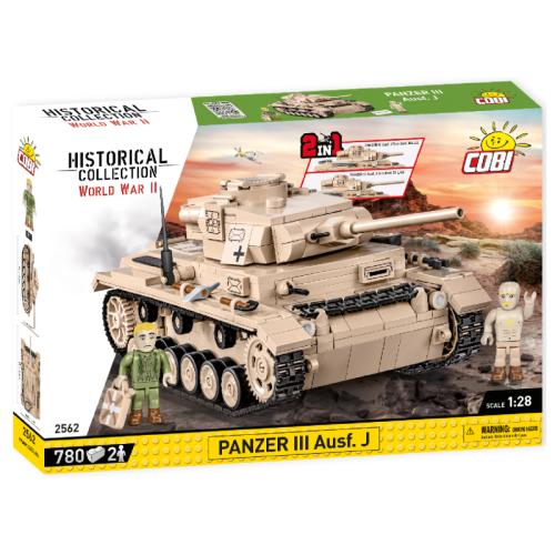 Конструктори Конструктор COBI Друга Світова Війна Танк Panzer III, 780 деталей