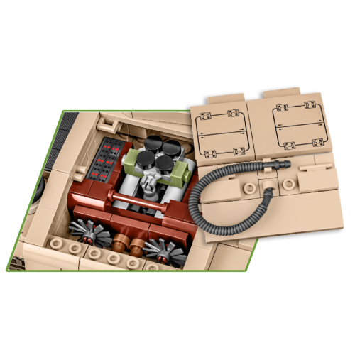 Конструктори Конструктор COBI Друга Світова Війна Танк Panzer III, 780 деталей