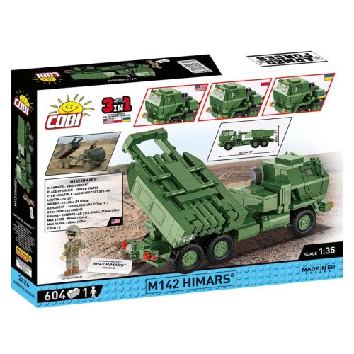 Конструктори Конструктор COBI РСЗВ Himars M142 (UA/PL/US), 604 деталі