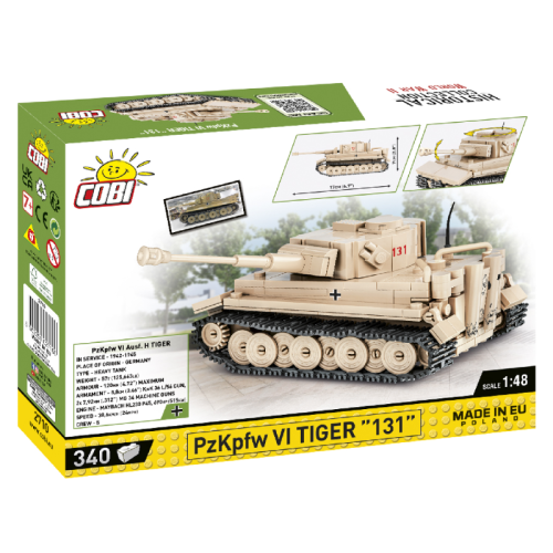 Конструктори Конструктор COBI Друга Світова Війна Танк Тигр 131, 340 деталей