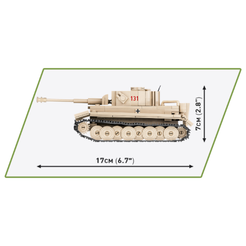 Конструктори Конструктор COBI Друга Світова Війна Танк Тигр 131, 340 деталей