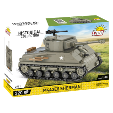 Конструктор COBI Друга Світова Війна Танк M4 Шерман, 320 деталей
