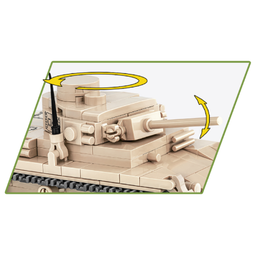 Конструктори Конструктор COBI Друга Світова Війна Танк Panzer III, 292 деталей