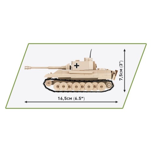 Конструктори Конструктор COBI Друга Світова Війна Танк Panzer V Пантера, 298 деталей