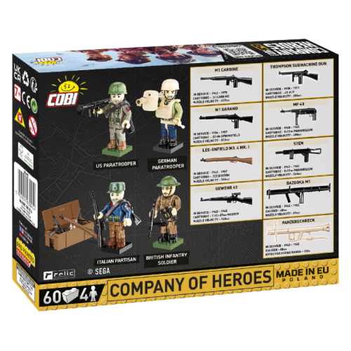 Конструктори Конструктор COBI Company of Heroes 3 Компанія героїв, 60 деталей