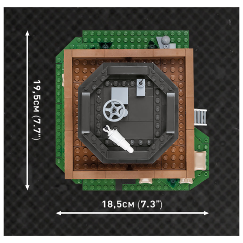Конструктори Конструктор COBI Company of Heroes 3 USA Центр Авіапідтримки, 652 деталі