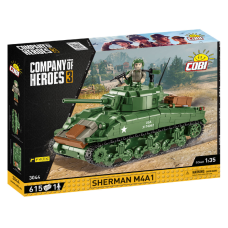 Конструктор COBI Company of Heroes 3 Танк M4 Шерман, 615 деталей