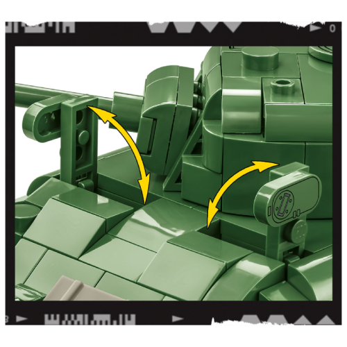 Конструктори Конструктор COBI Company of Heroes 3 Танк M4 Шерман, 615 деталей