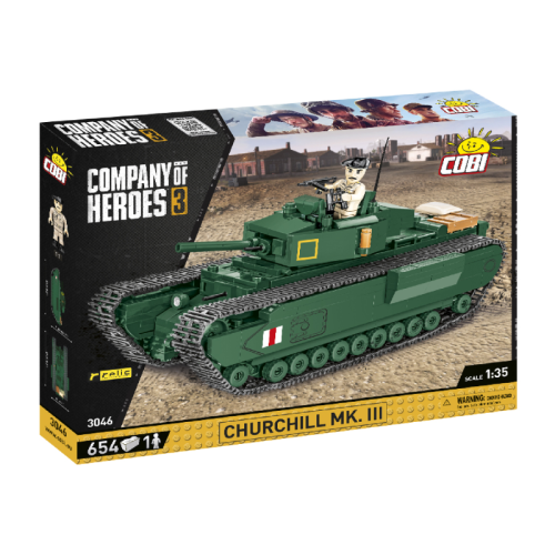 Конструктори Конструктор COBI Company of Heroes 3 Танк Mk III Черчилль, 654 деталей
