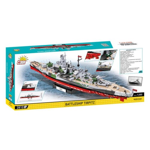 Конструктори Конструктор COBI Лінкор Тірпіц масштаб 1:300, 2880 деталей