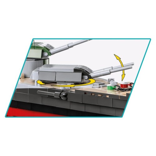 Конструктори Конструктор COBI Лінкор Тірпіц масштаб 1:300, 2880 деталей