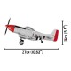 Конструктори Конструктор COBI Топ Ган 2 Винищувач P-51 "Мустанг", 262 деталей