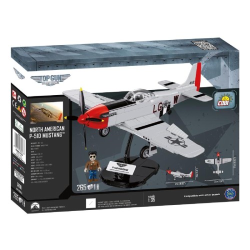 Конструктори Конструктор COBI Топ Ган 2 Винищувач P-51 "Мустанг", 262 деталей
