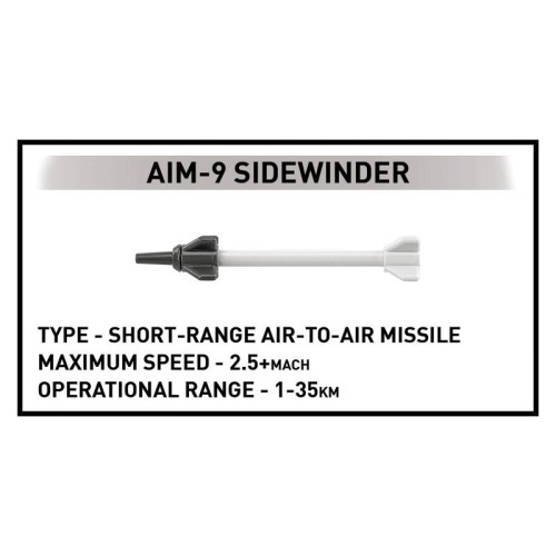 Конструктори Конструктор COBI Літак F-16C Fighting Falcon (UA), 500 деталей