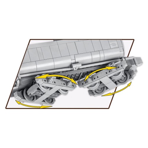 Конструктори Конструктор COBI Локомотив Kriegslokomotive Class 52 масштаб 1:35, 2476 деталей