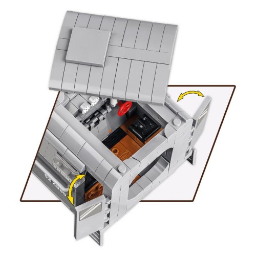 Конструктори Конструктор COBI Локомотив Kriegslokomotive Class 52 масштаб 1:35, 2476 деталей