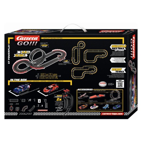 Автотреки Автотрек Carrera GO!!! GT Powerplay, довжина траси 4.9 м.