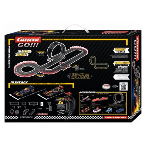 Автотреки Автотрек Carrera GO!!! Супер Формула, довжина траси 5.3 м.