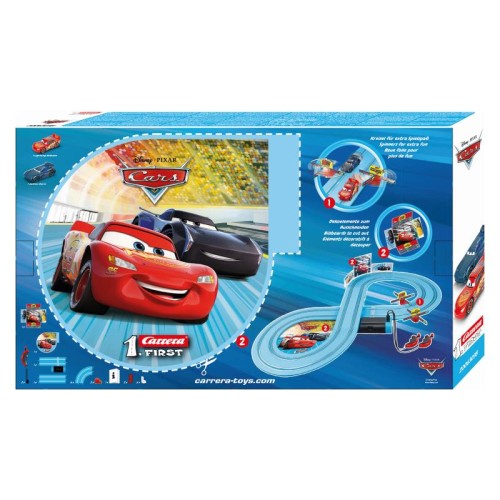 Автотреки Автотрек Carrera First Disney Pixar Cars - Потужна дуель, довжина траси 2.4 м.