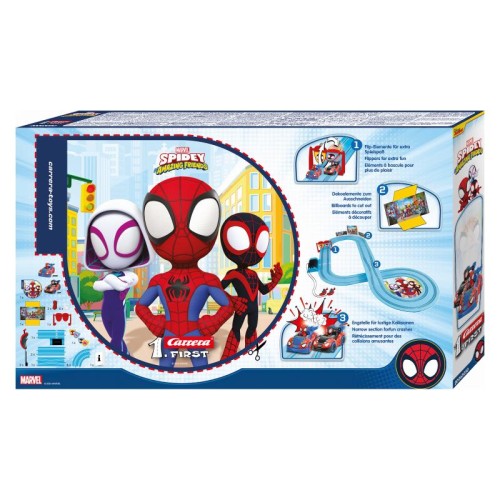 Автотреки Автотрек Carrera First Спайді - Вперед, Спайді, вперед!, довжина траси 2.9 м.