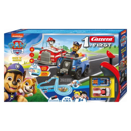 Автотреки Автотрек Carrera First PAW PATROL - Перегони і порятунок, довжина траси 3.5 м.