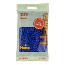 Термомозаїка HAMA Набір синіх БІО намистин MIDI 5+, 1000шт