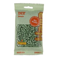Термомозаїка HAMA Набір сіро-зелених БІО намистин MIDI 5+, 1000шт